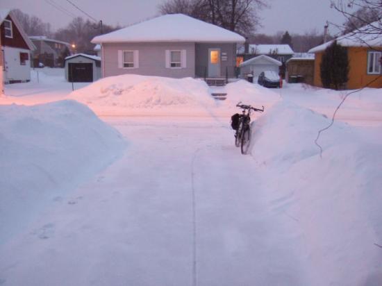 j'adoooooore le vélo d'hiver!